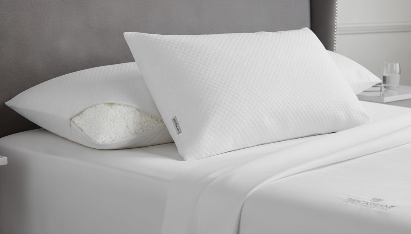 Beckham Hotel Collection Shredded Memory Foam Pillows Queen Set of 2
