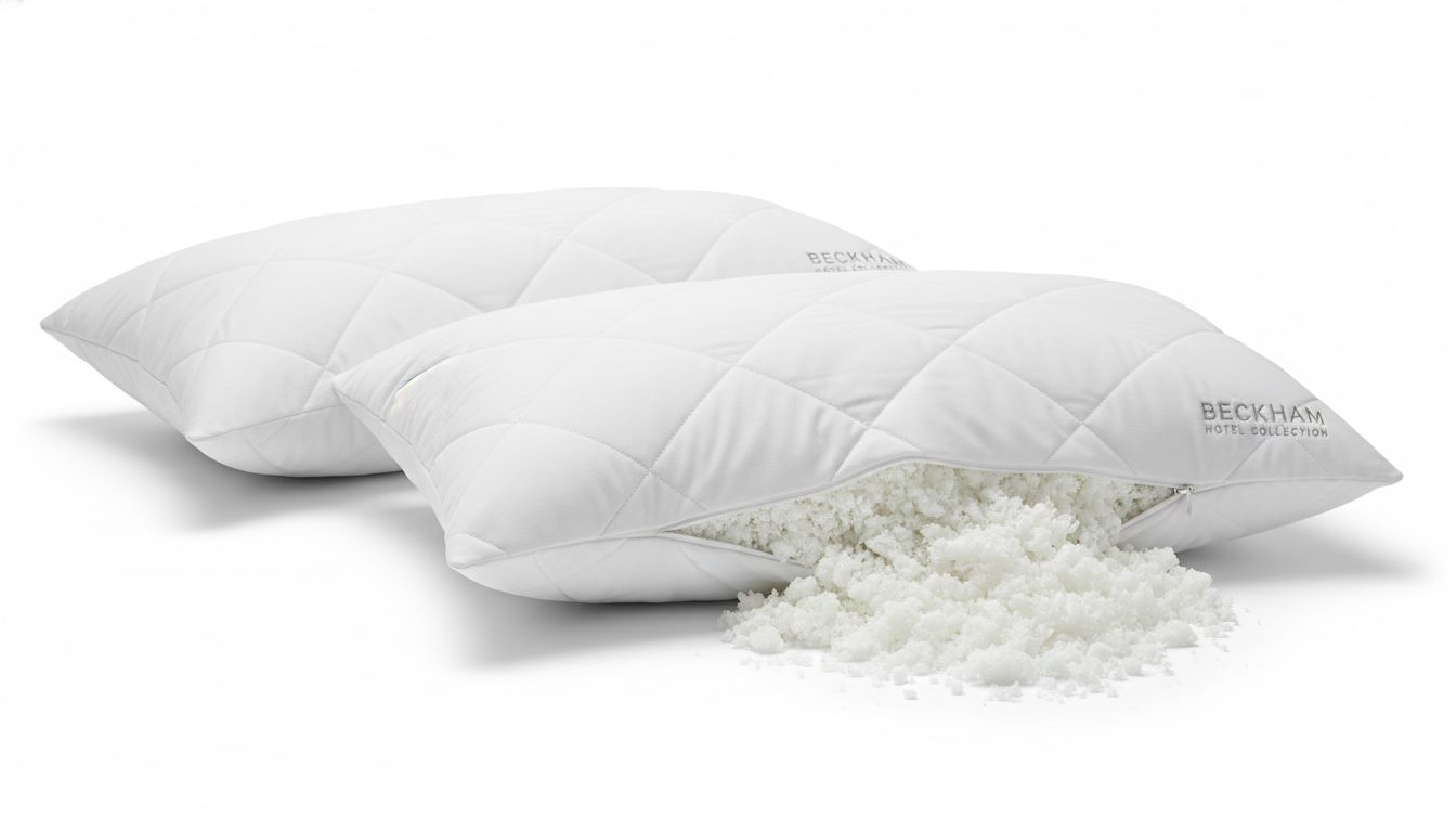 Beckham Hotel Collection Shredded Memory Foam Pillows adjustable
