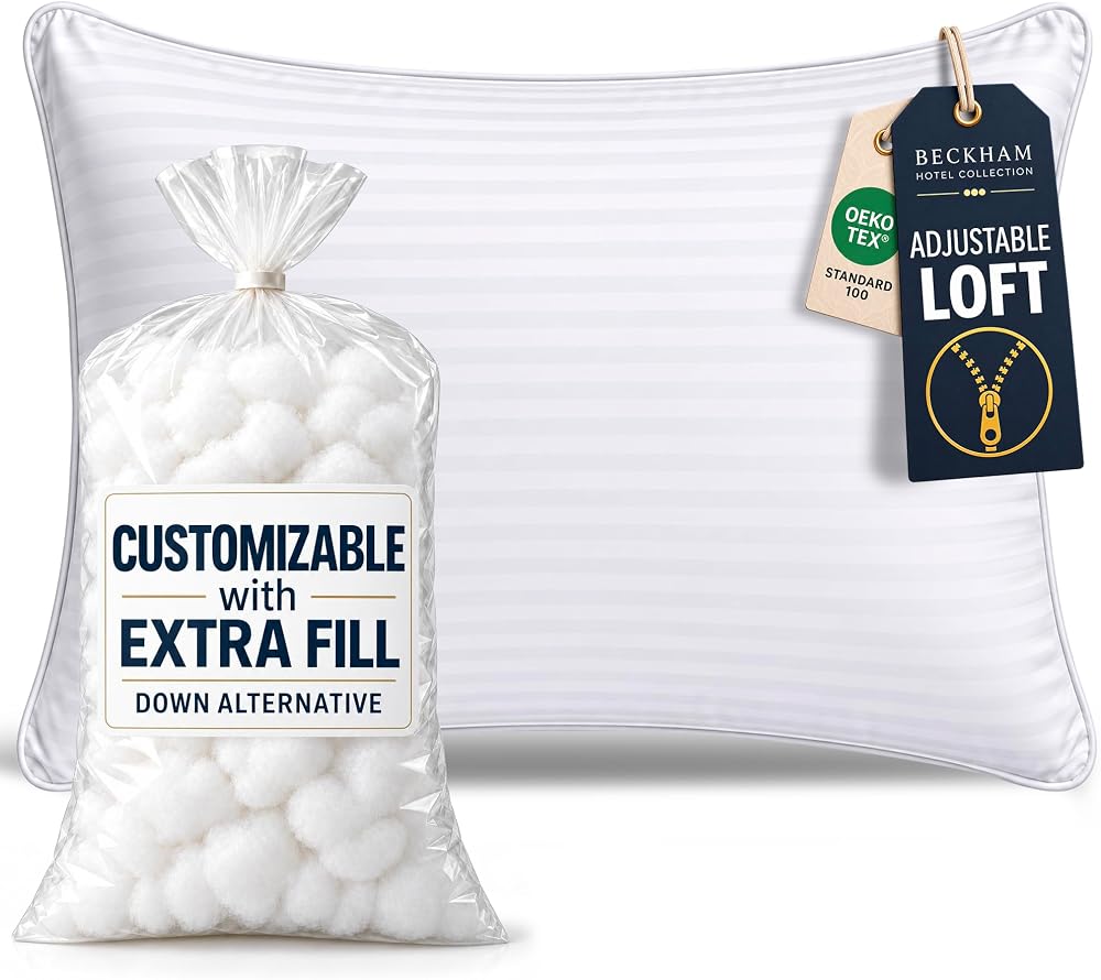 Adjustable Fill Pillow — Down Alternative