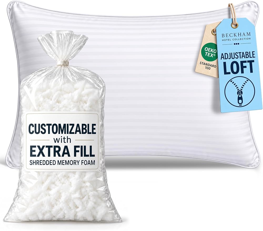 Adjustable Fill Pillow — Memory Foam