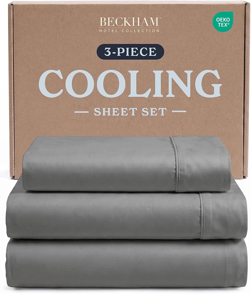 Cooling Sheet Set for Hot Sleepers — Dark Gray