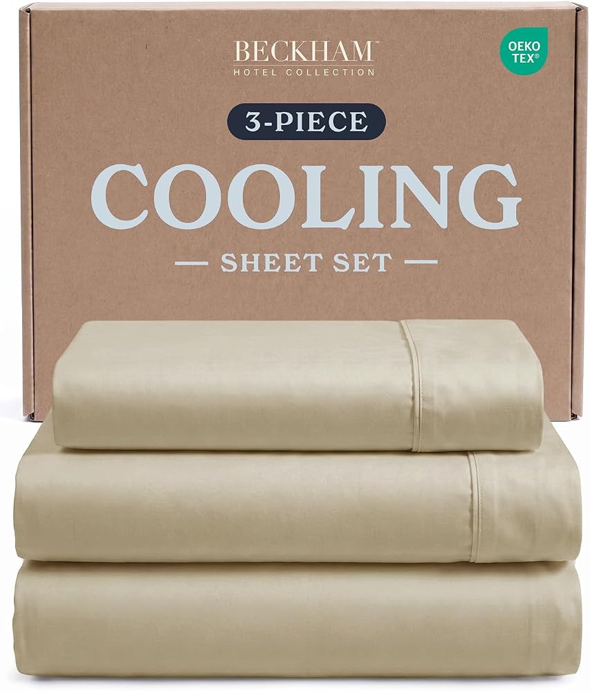 Cooling Sheet Set for Hot Sleepers — Sand