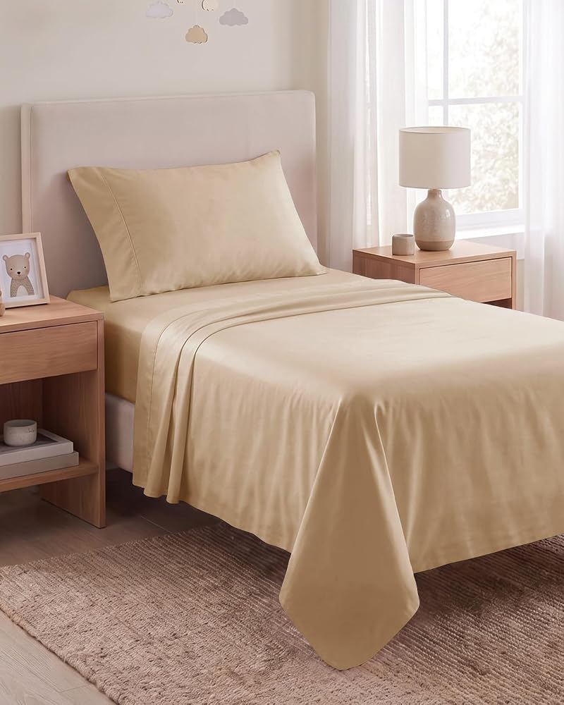 Cotton Sateen Sheet Set — Sand